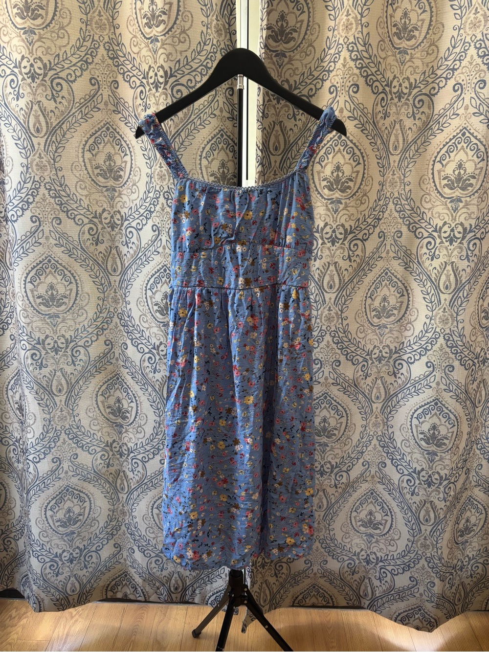 Blue Floral Summer Dress